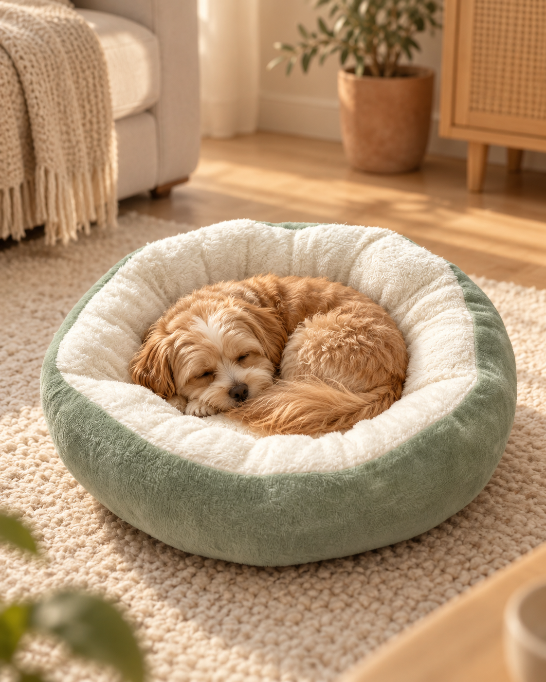 The Loaf Cushion · Round Plush