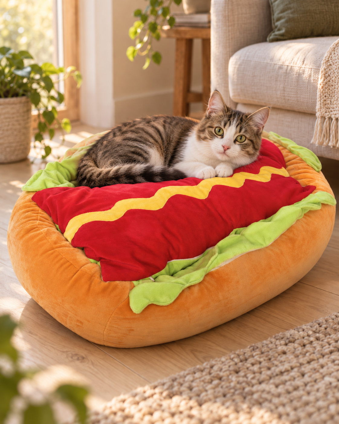 The Hot Dog Bed · Washable